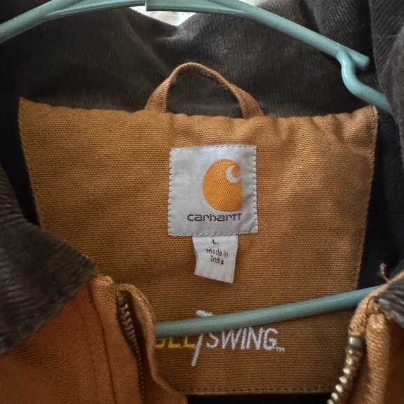 Carhartt Brown Lightweight Zip-Up Jacket - Picture 3 of 4